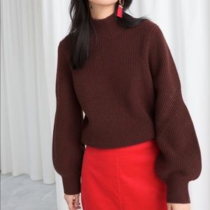 & Other Stories Balloon Sleeve Sweater